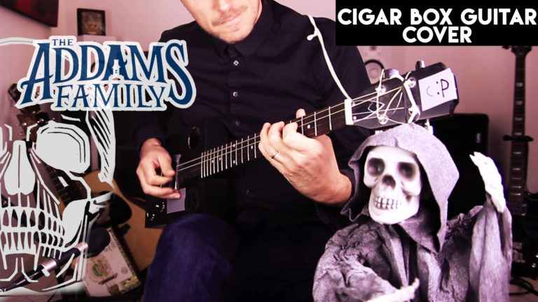 Cigar Box Guitar Cover – The Addams Family Theme