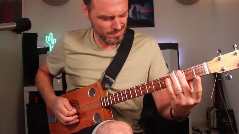 tuto cigar box guitar blues