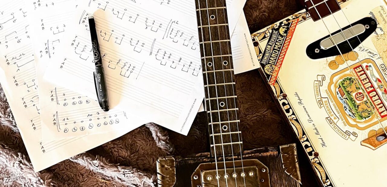 tablatures cigar box guitare