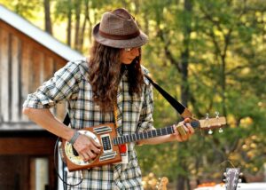 Justin Johnson cigar box guitar