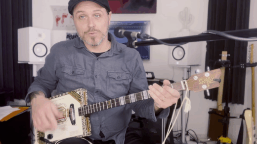 Tuto cigar box guitar 3 cordes