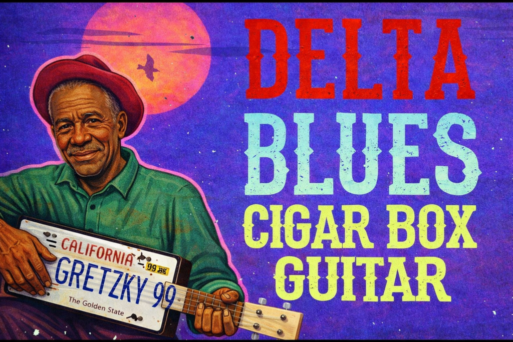 Cigar Box Guitar débutant delta blues