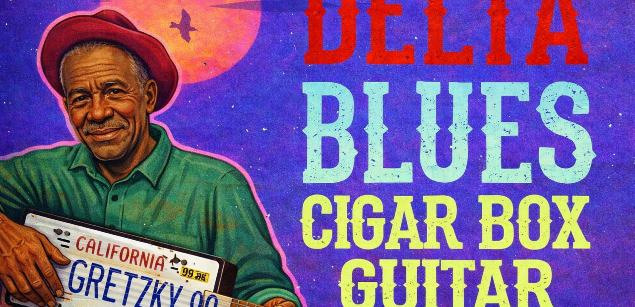 Cigar Box Guitar débutant delta blues