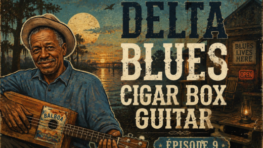 cigar box guitar apprendre à jouer du delta blues pour débutant