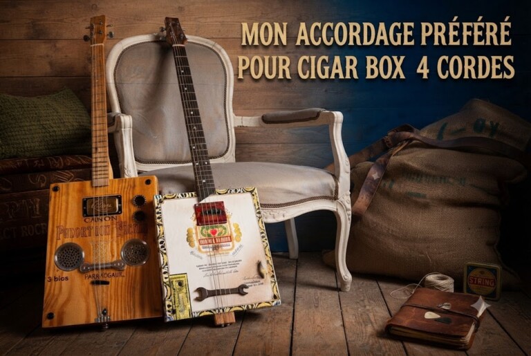 accordage cigar box 4 cordes